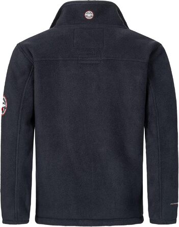 Чоловіча зимова куртка Geographical Norway Steppjacke — теплий утеплений анорак для лиж та сноуборду, комплект з шапкою Beanie (5XL, темно-синій Ubolt Navy)