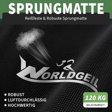 Складаний фітнес-батут для дому з регульованою ручкою, навантаження до 150 кг, Ø 86.5 см, для дорослих та дітей (Зелений)