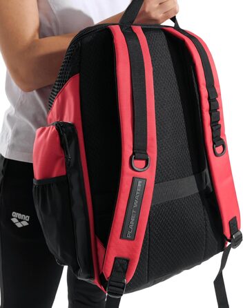 Рюкзак для плавання Arena One Go, 45 літрів, червоний - спортивна сумка для подорожей