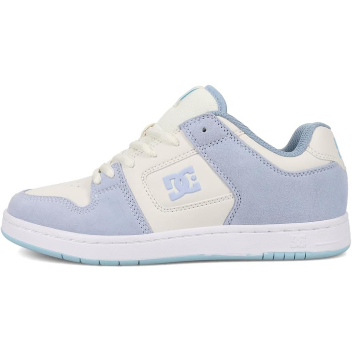 DC Shoes Manteca 4: жіночі шкіряні кросівки (37.5 EU, блакитно-білі)