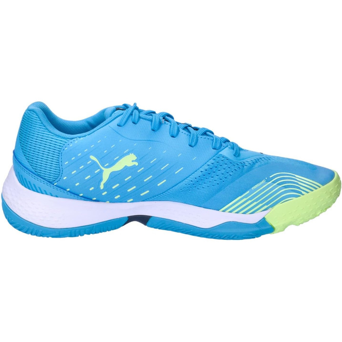 Кросівки PUMA Solarstrike III для залу: унісекс, розмір 42 EU, кольори Luminous Blue, Club Navy, Fizzy Apple