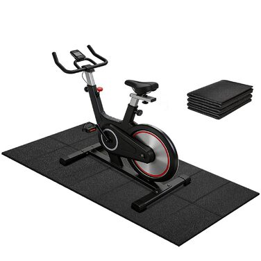 Складаний килимок для захисту підлоги під тренажери та бігові доріжки, PVC, 140x65x0.6 см, висока щільність