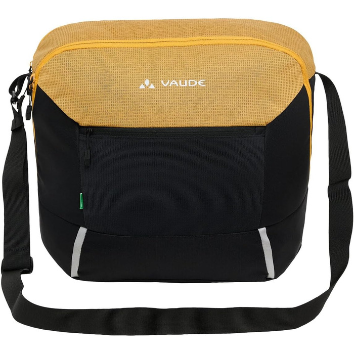 Сумка-месенджер VAUDE Cycle Messenger L для велосипеда, 20 л, з дощовиком, універсальний розмір, жовта