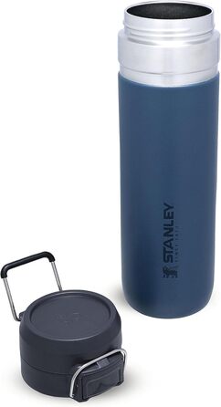 Термобутилка Stanley Quick Flip з нержавіючої сталі, 7+ годин холоду, BPA-free, герметична, для води, з кришкою-дозатором, придатна для миття в посудомийній машині