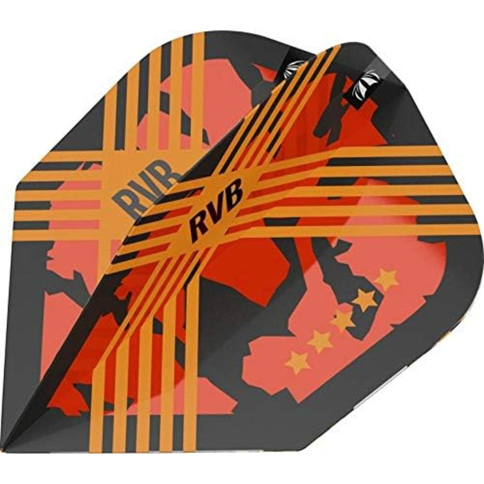 Дротики для дартсу Target RVB 95 Gen 3, 95% вольфрам, Swiss Point, сталевий накінечник