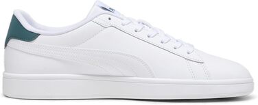 Кросівки PUMA Smash 3.0 L унісекс, білі з малахітовим та золотим кольором, розмір 42 EU