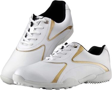 Водонепроникні гольф-туфлі PGM для жінок (36 EU, золоті)