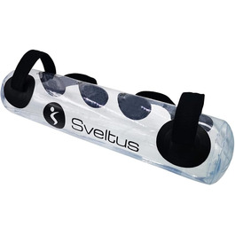 Sveltus Uni Aqua Training Bag, регульований, 20 кг, прозорий – водяна гантеля для фітнесу, тренувальний мішок для кросфіту та спорту