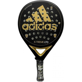 Ракетка Adidas X-Treme чорного кольору з золотими деталями