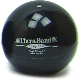 М'яч-обважнювач TheraBand для силових тренувань, реабілітації, пілатесу, йоги, зміцнення м'язів, домашніх тренувань, діаметр 11,4 см