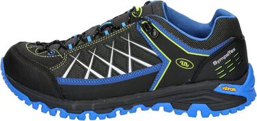 Кросівки для бігу по пересічній місцевості Brütting Unisex Mount Root, 44 EU, чорний, синій, лимонний