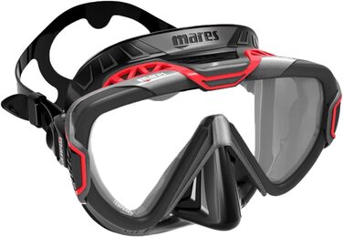Маска для підводного плавання Mares X-Wire чорна/червона
