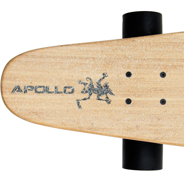 Лонгборд Apollo Hawaiian Wulff Bamboo з підшипниками ABEC, Drop Through, для фрірайду та круїзингу