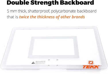 Баскетбольне кільце Tekk Monster Jam Mini 12x18 дюймів для вулиці та дому