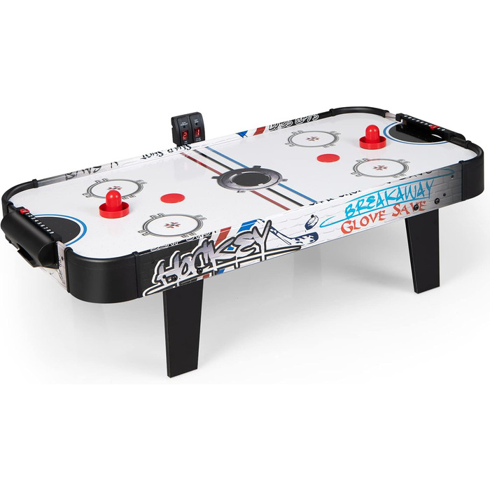 Airhockey стіл DREAMADE 42 дюйми з LED-рахунком та аксесуарами для дітей та дорослих