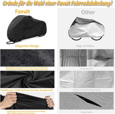 Водонепроникний чохол для велосипеда на 2 велосипеда, 200x70x110cm, 210D Oxford, захист від сонця та дощу