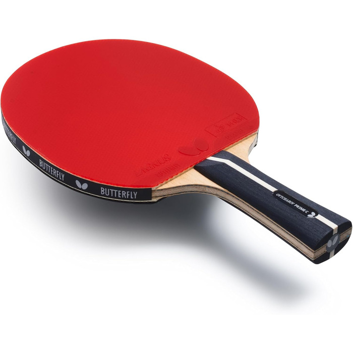 Професійна ракетка для настільного тенісу Butterfly Ovtcharov Prime C, ITTF, з липкими накладками для максимального обертання