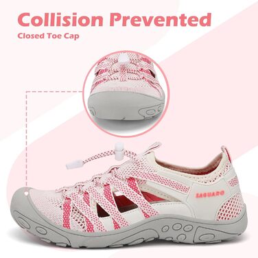 Трекінгові сандалії для жінок SAGUARO, комфортні, дихаючі, розмір 36-42 (41 EU), рожеві