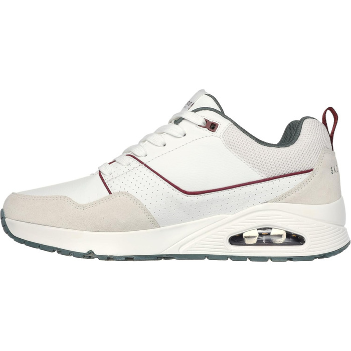 Чоловічі кросівки Skechers UNO Retro One - білі, шкіра, замша, сітка, 44 EU