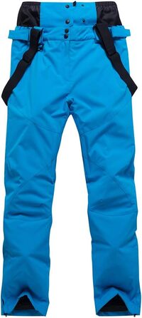 Куртка для чоловіків Kijacke, висока вітро- та водовідштовхувальна технологія, снігова куртка, колір: чорний (XL, Синій)