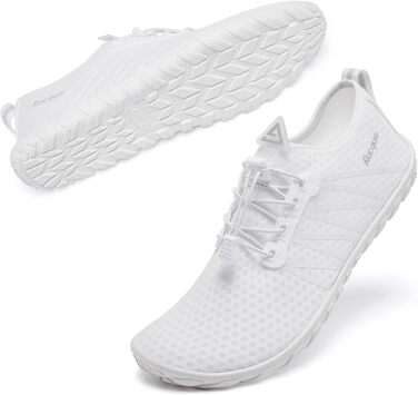 Водні черевики Raqua для плавання та відпочинку на пляжі (Унісекс, 42 EU, Hd137 White)