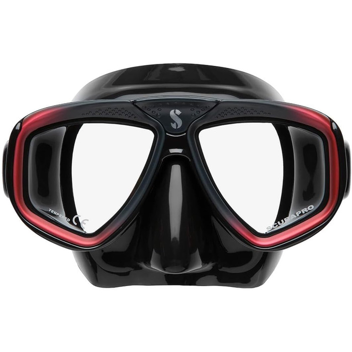 Маска для дайвінгу Scubapro Zoom EVO чорна/червона