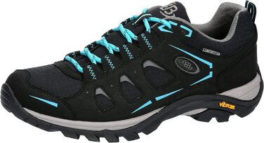 Жіночі трекінгові півчеревики Brütting Mount Frakes Low (42 EU, чорний/турквіс)