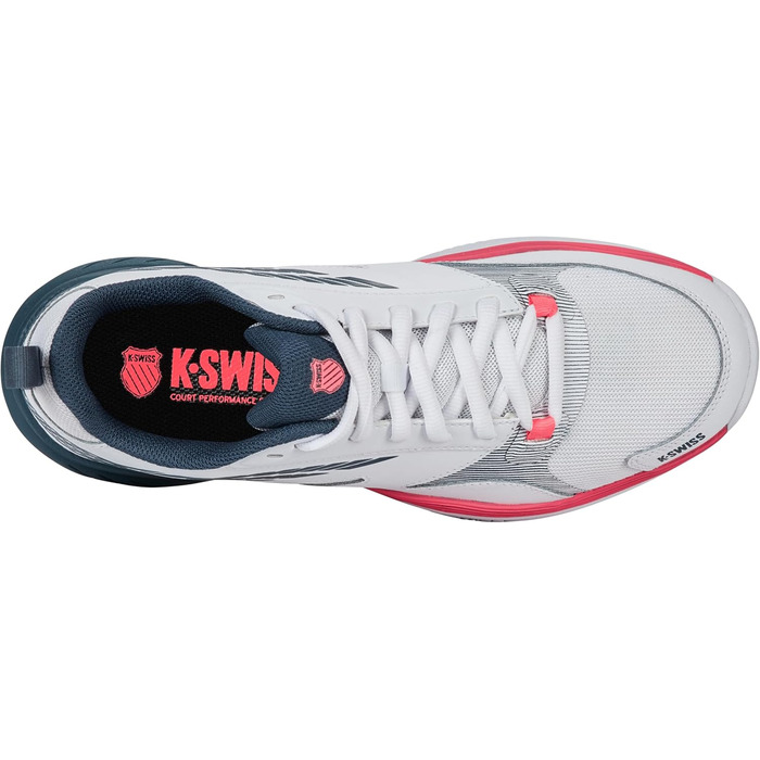 Тенісні кросівки K-Swiss Speedex для чоловіків (46 EU, білий, Stargazer Neon Blaze)