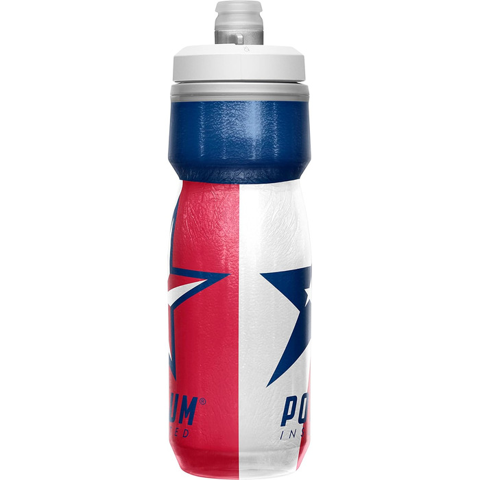 Термобутилка для велосипеда CAMELBAK Podium Chill 600 мл, ізольована, легка, підходить для більшості велотримачів, Техас
