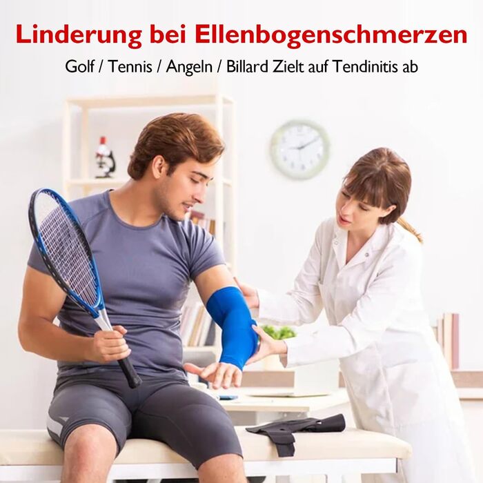 FitBeast Flex Therapy Bar – Набір еластичних тренувальних паличок для терапії ліктя (4 шт): жовтий, зелений, синій, червоний. Для гольфу, тенісу, тендиніту.