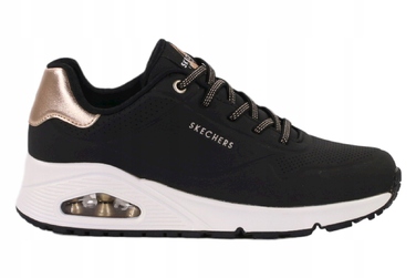 Жіночі кросівки Skechers UNO - SHIMMER 155196-BLK, чорні, 38,5