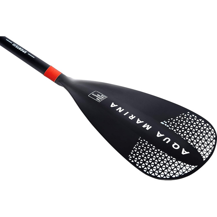 Весло Aqua Marina Sports III регульоване алюмінієве для SUP, чорне, 165–210 см