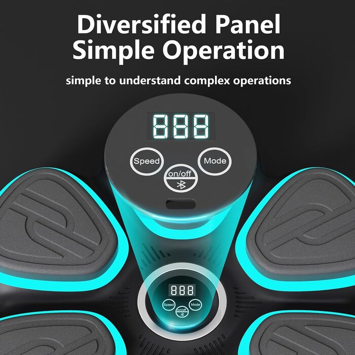 Музична бокс-машина Oamger з LED-підсвіткою, 9 режимів, з боксерськими рукавичками, інтелектуальним підрахунком та Bluetooth, для тренувань вдома для дітей та дорослих, чорний