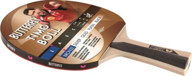Настільний тенісний набір Butterfly® Timo Boll Bronze: ракетка з ITTF сертифікованим накладом Addoy, дерев'яна ручка, для амбітних любителів, у комплекті 2 футляри DC2 та додаткова ракетка