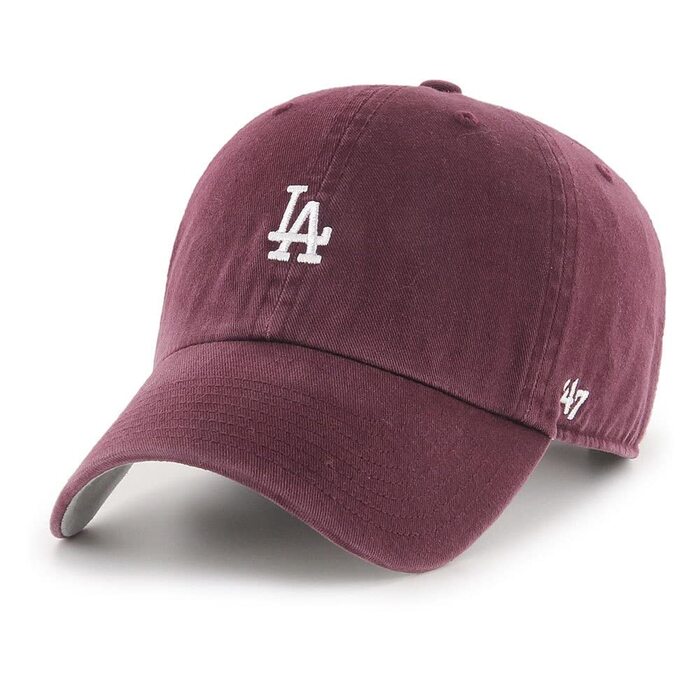Кепка бейсболка '47 MLB Los Angeles Dodgers темно-бордова унісекс, розмір універсальний