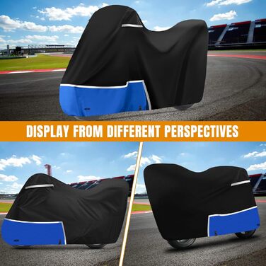 Водонепроникний чохол для мотоцикла BMW R1250GS, R1300GS, F650GS, F750GS (з кофрами), тканина Oxford 420D, всесезонний захисний чохол від дощу та сонця