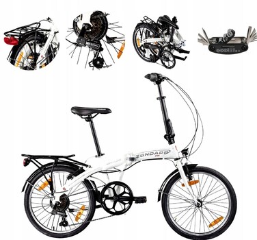 Складаний велосипед Zundapp ZF20 Speed Folder, рама 12,5
