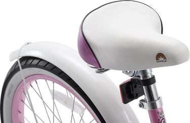 Дитяче велосипед BIKESTAR 20/24 дюйми для хлопчиків та дівчаток від 6 років | Велосипед круїзер | Рожевий
