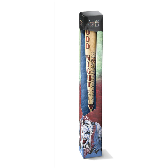Бейсбольна бита Harley Quinn The Noble Collection NN4568, сувенірна, дерев'яна