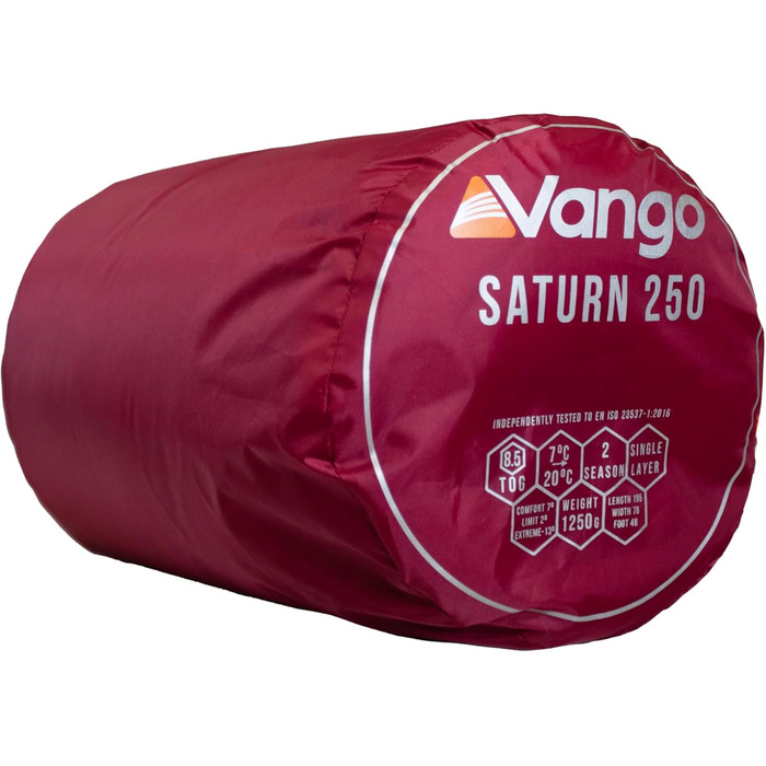 Спальний мішок Vango Saturn, 250 г, Raspberry (полуничний)