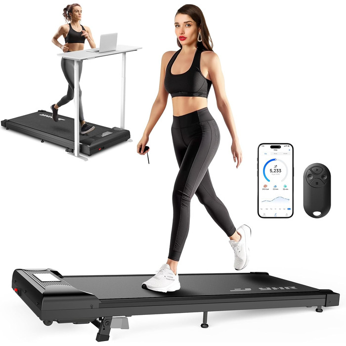 Walking Pad 3 в 1: біговий доріжки, стіл та лаунпад для дому та офісу. Компактний біговий доріжки під стіл з нахилом, керуванням через APP та пультом. 2.5HP