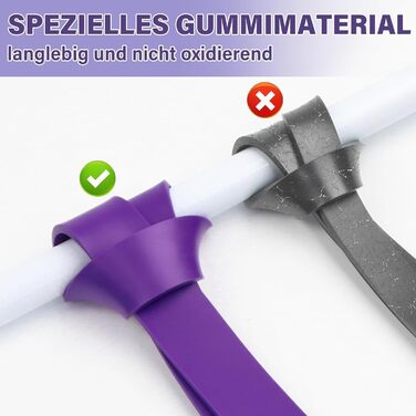 Набір еластичних стрічок WEXFFU 12 шт. для силових тренувань, йоги, пілатесу та фізіотерапії (з дверним анкером, ручками, чохлом)