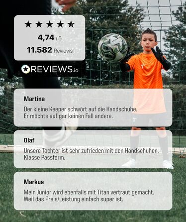 Воротарські рукавички T1TAN Rebel Junior для дітей 4-6 років, чорно-білі, розмір 4 (5-6 років)