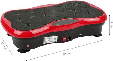 Вібраційна платформа XUANYU для фітнесу з Bluetooth, LCD-дисплеєм і тренувальними еспандерами