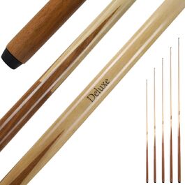 Більярдний кий Winsport Deluxe з цільного клена, 120 см, 12 мм гвинтова наклейка, для дітей та дорослих, міцний кий для більярду, підходить для закладів та клубів