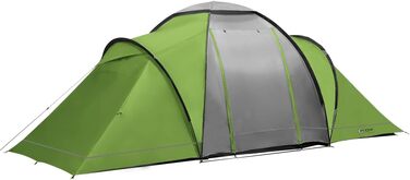 Намет Portal Outdoors Beta 6: просторий 2-кімнатний зелений намет з сумкою для зберігання