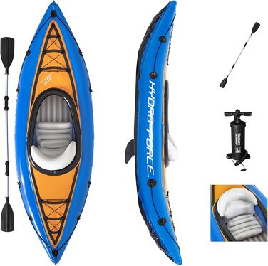 Надувний каяк Bestway Hydro-Force Cove Champion з веслом, 275 x 81 см