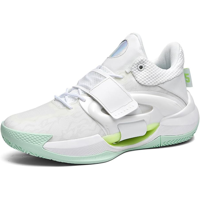 Чоловічі баскетбольні кросівки для хлопців, баскетбольні тренувальні кросівки, зручні кросівки для тенісу та бігу, чорно-білі, 869 (36 EU, білий 869)