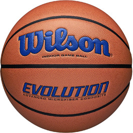 Баскетбольний м'яч Wilson Evolution, розмір 7, помаранчевий, ігровий