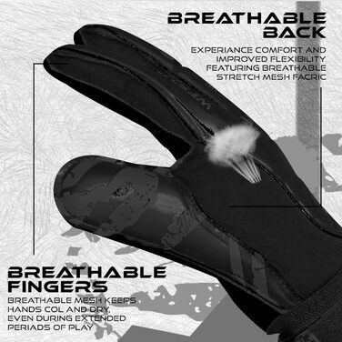 Воротарські рукавички WESTWOOD FOX Fingersave для дітей та юнаків, DumboLatex, 4+3 мм, розмір 6 (8-10 років), жовто-білі